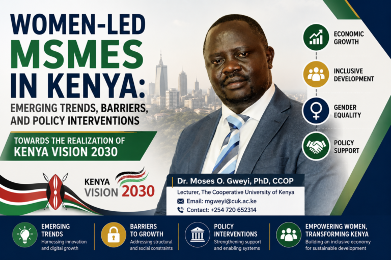Women-Led MSMEs in Kenya: Emerging Trends, Barriers, and Policy Interventions Towards the Realization of Kenya Vision 2030